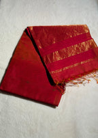 Handloom Pure Maheshwari Silk by Cotton Saree