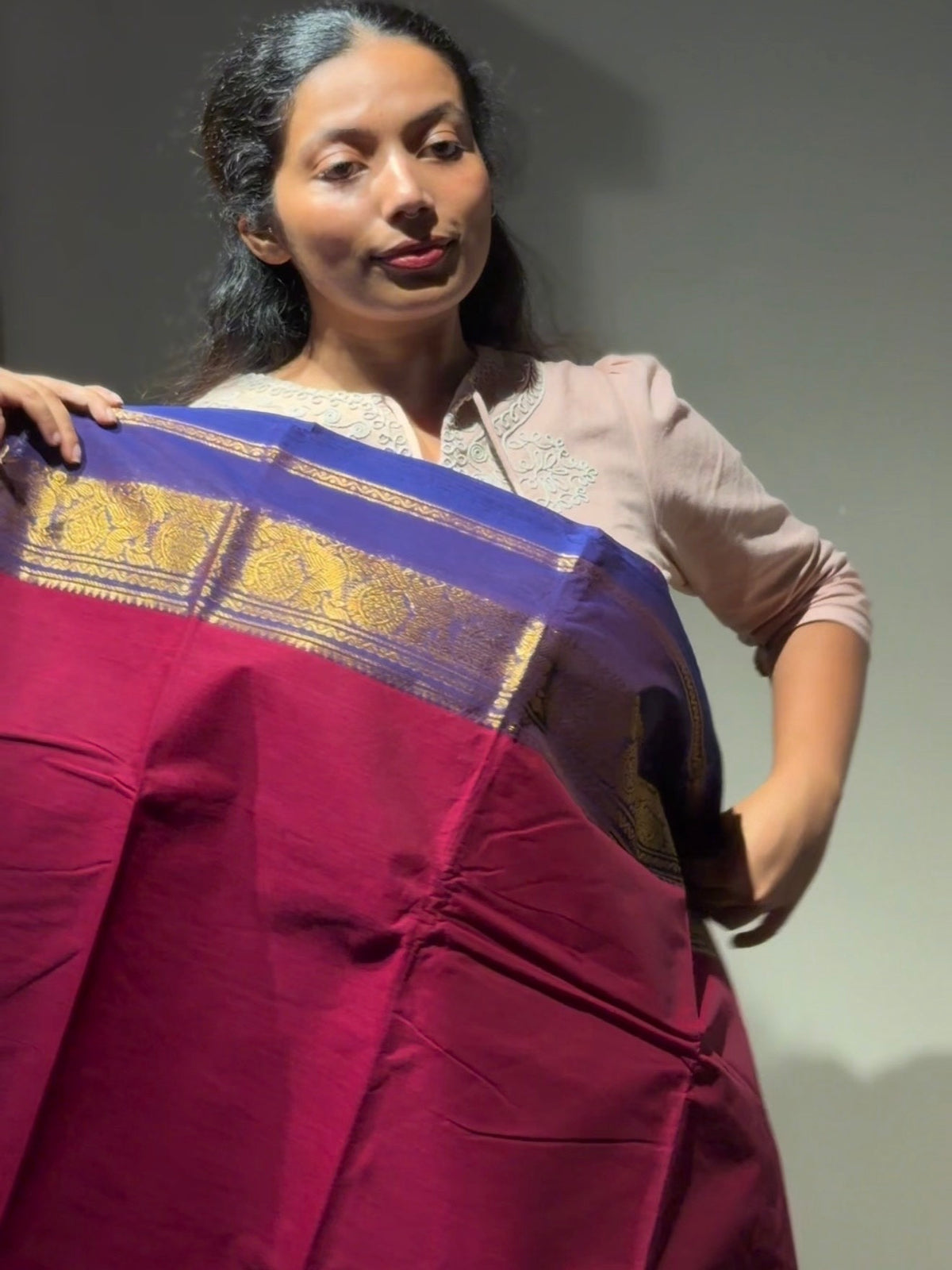 Premium Kanchi Cotton Saree