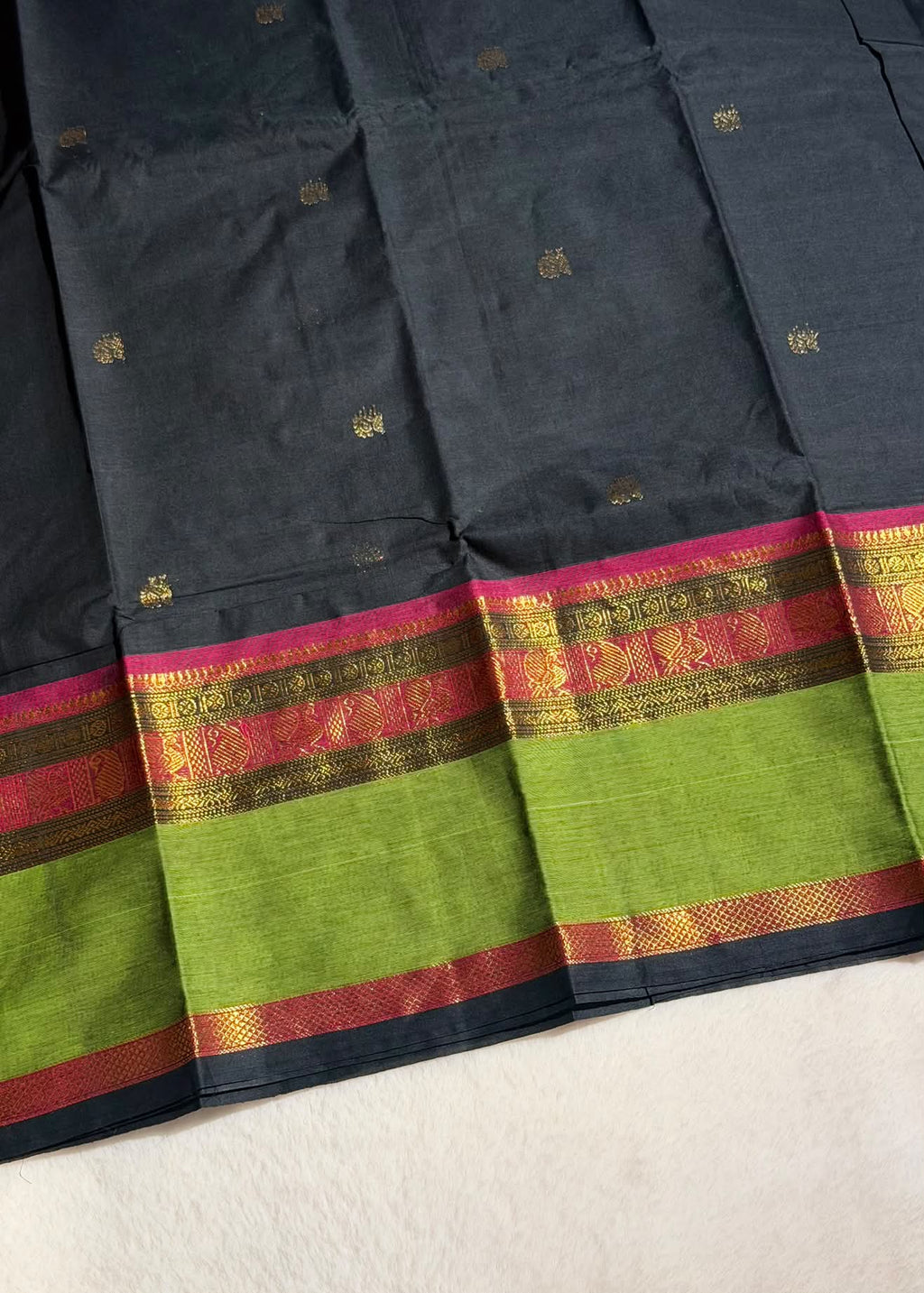 Grand Pallu Premium Kanchi Cotton Saree