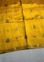 Semi Tussar Silk Saree With Blouse Piece