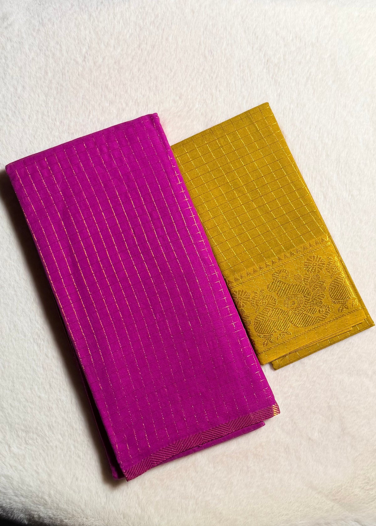 Traditional Madurai Sungudi Cotton Saree With Blouse Piece