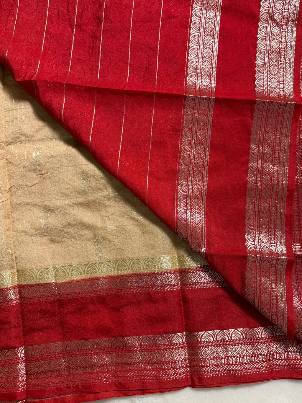 Semi Chiniya Silk Saree