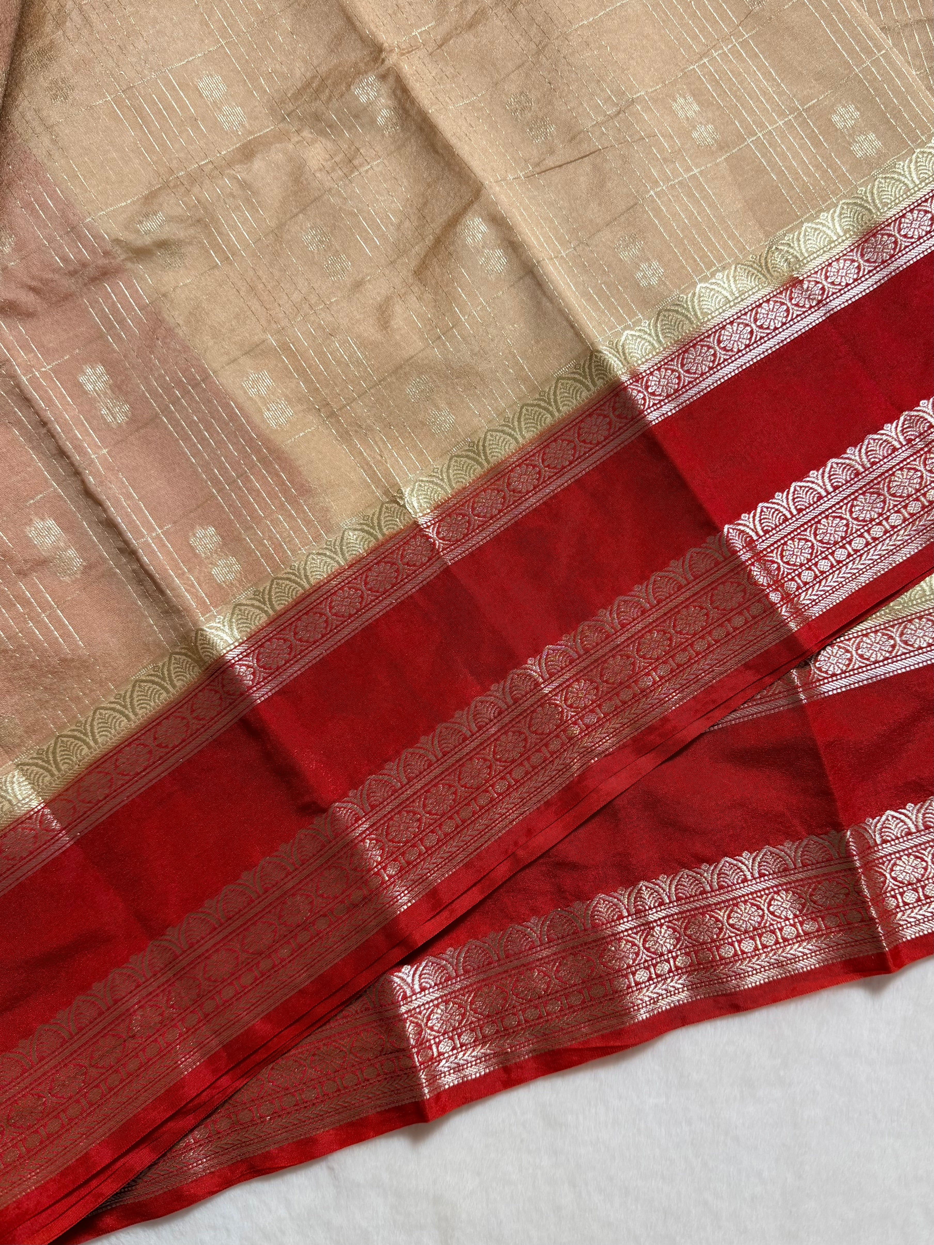 Semi Chiniya Silk Saree