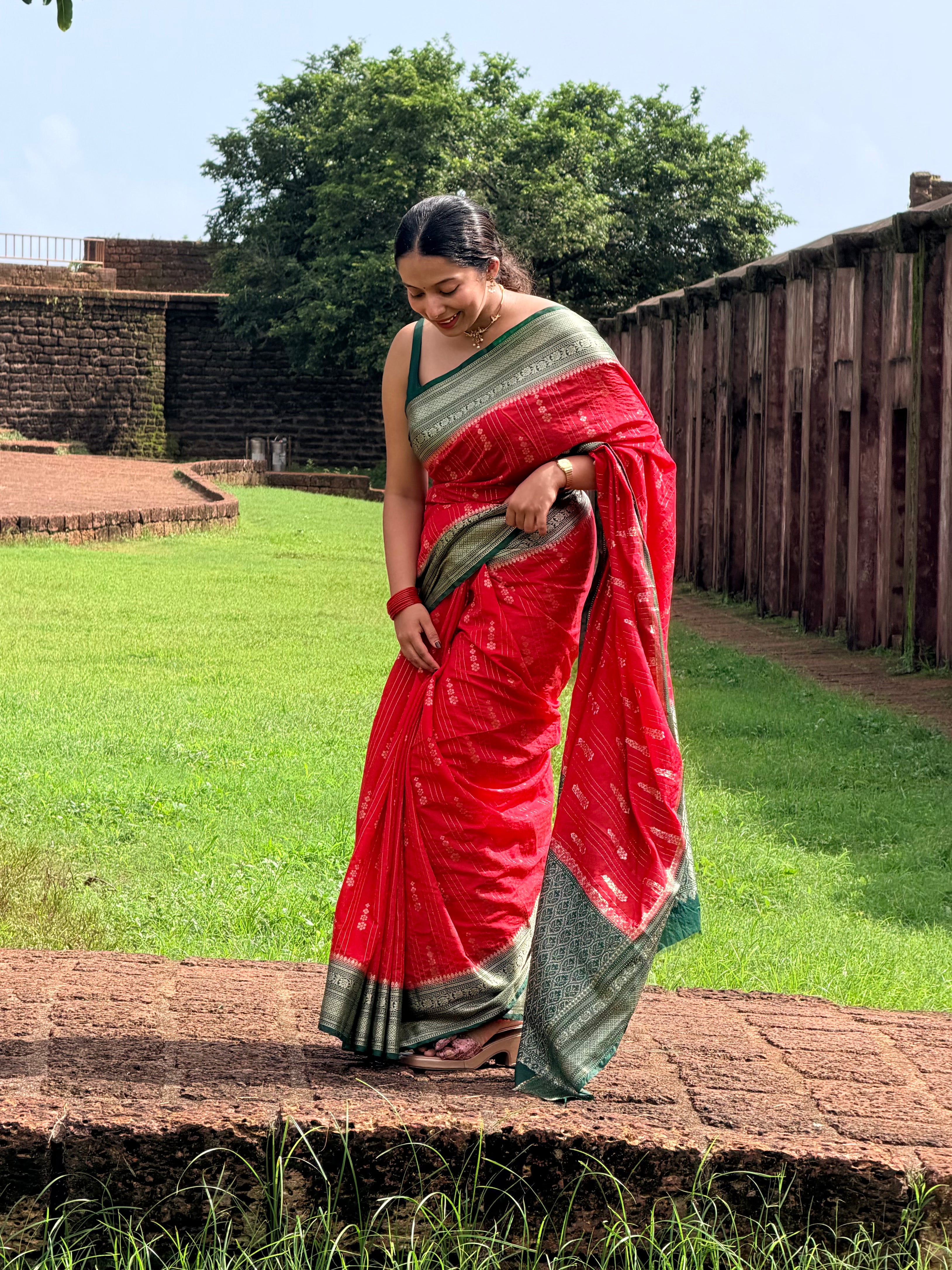 Premium Chiniya Silk Saree