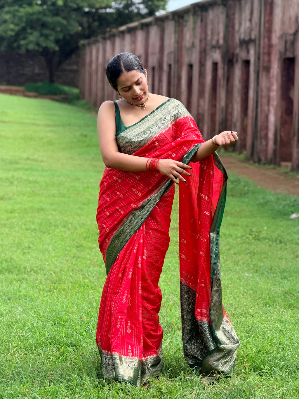 Premium Chiniya Silk Saree