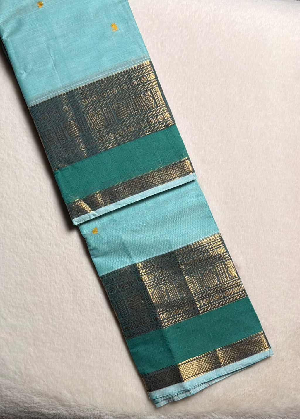 Premium Zari Kanchi Cotton Saree