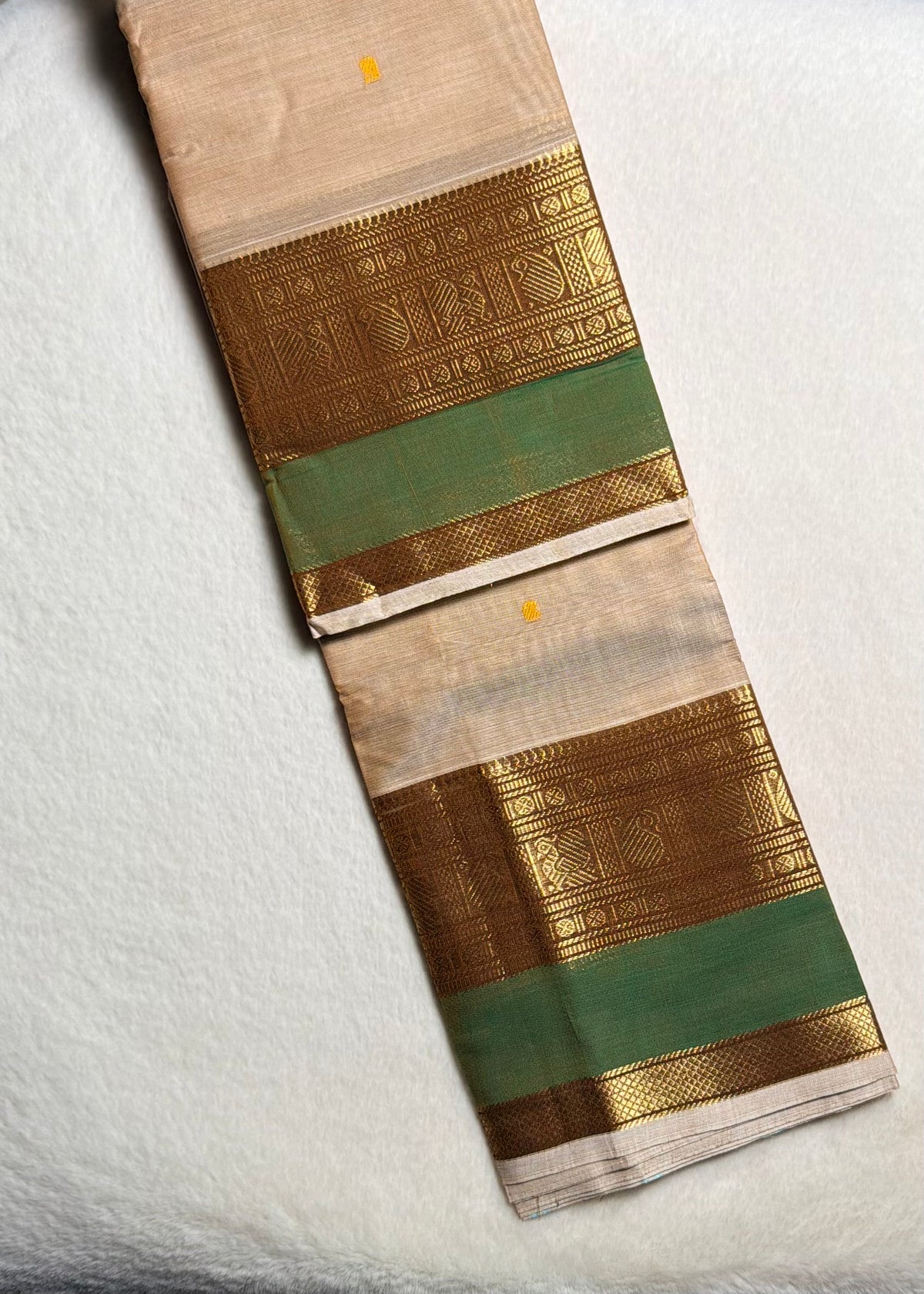 Premium Zari Kanchi Cotton Saree