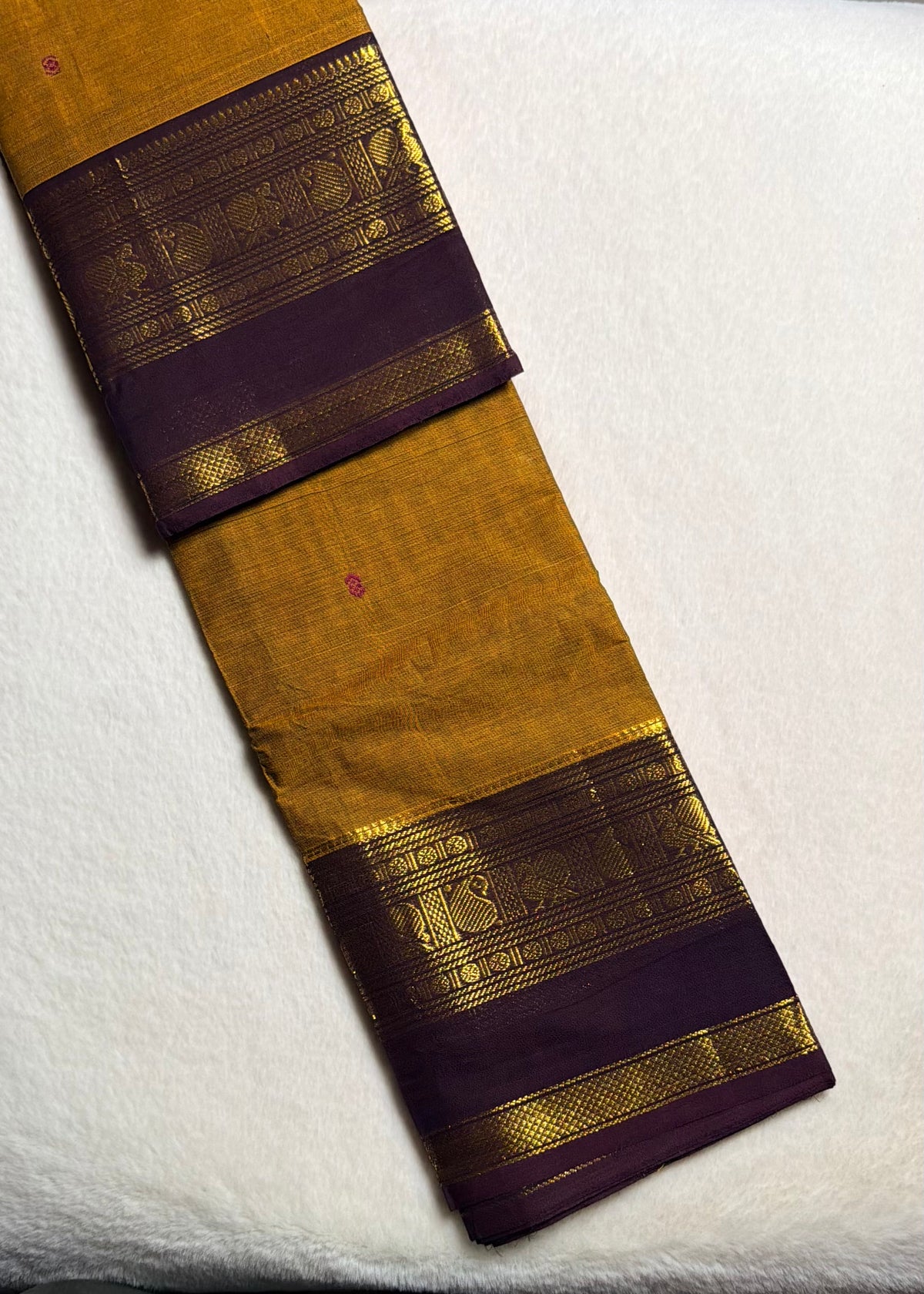 Premium Zari Kanchi Cotton Saree