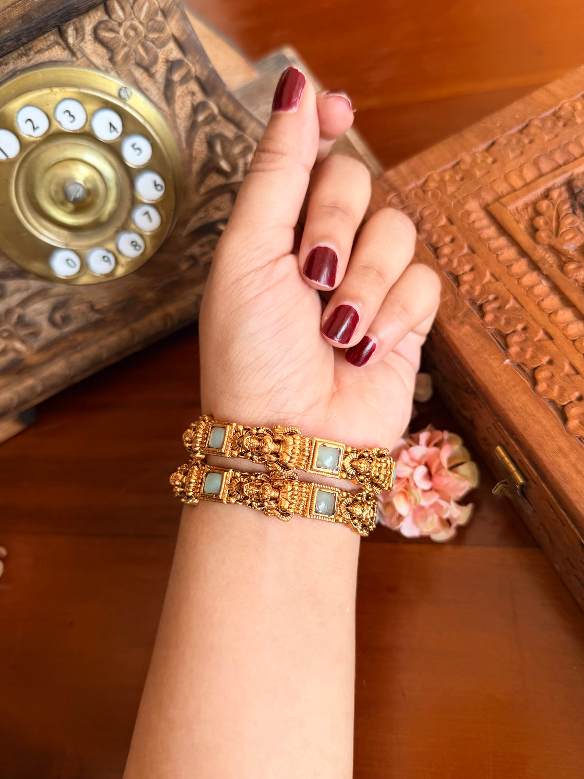 Antique × Devi Bangles Set Of Two