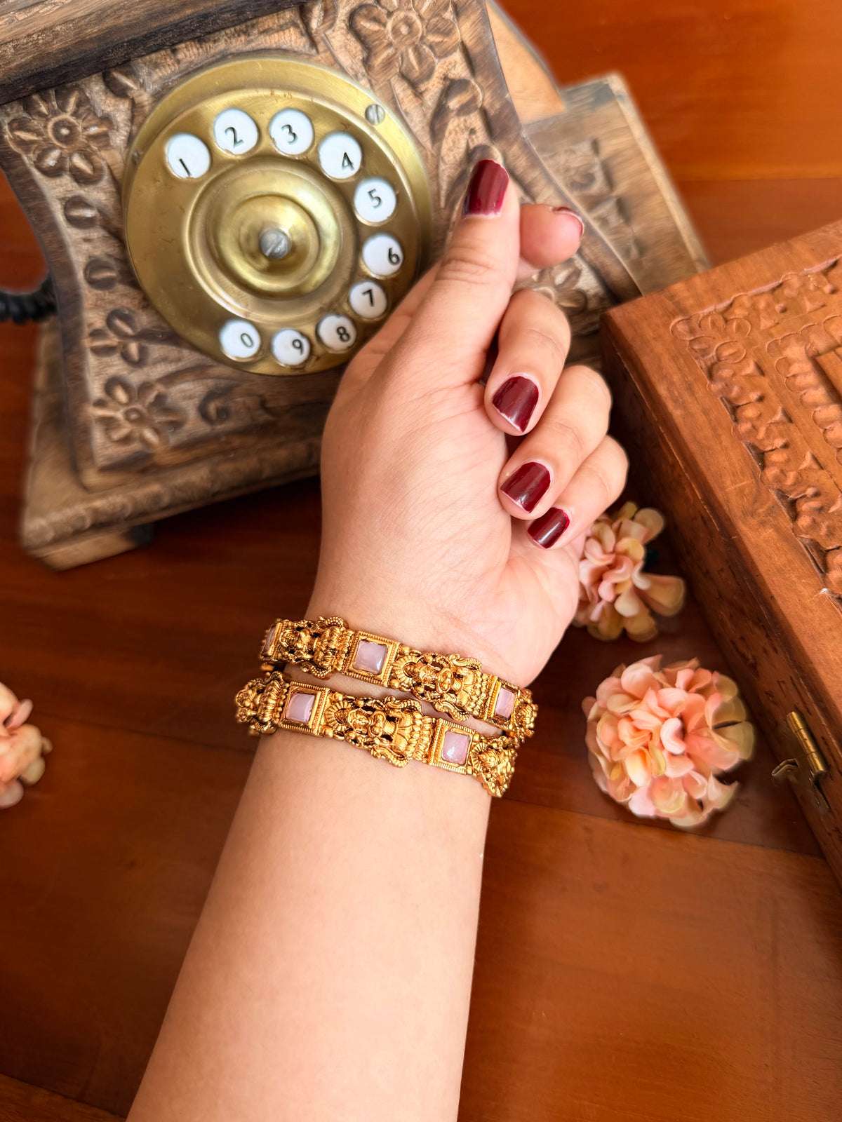 Antique × Devi Bangles Set Of Two