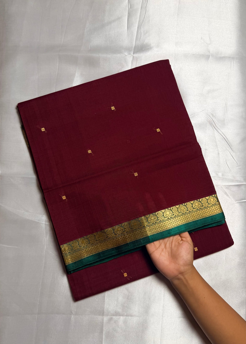 Handloom Vegan Silk saree