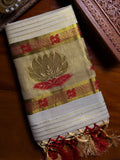 Kerala Traditional Lotus set saree