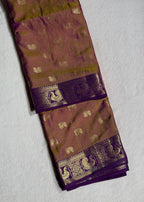 Semi Tussar Silk Saree With Blouse Piece