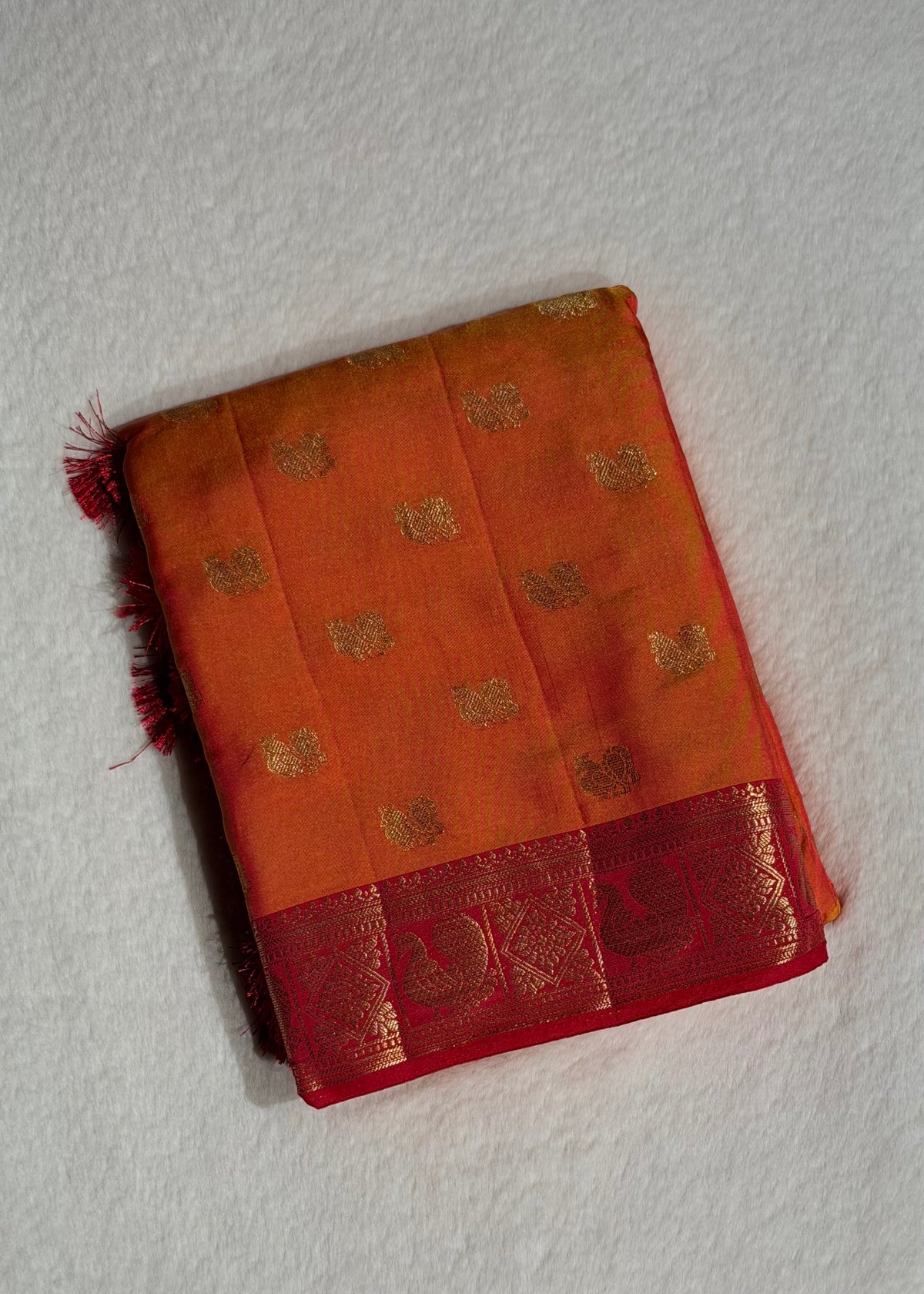 Semi Tussar Silk Saree With Blouse Piece