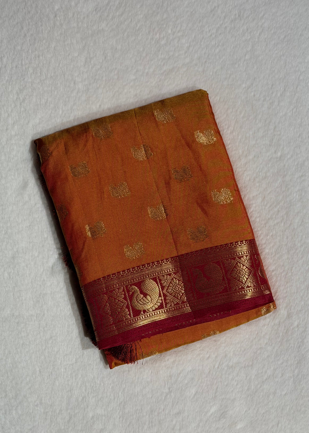 Semi Tussar Silk Saree With Blouse Piece