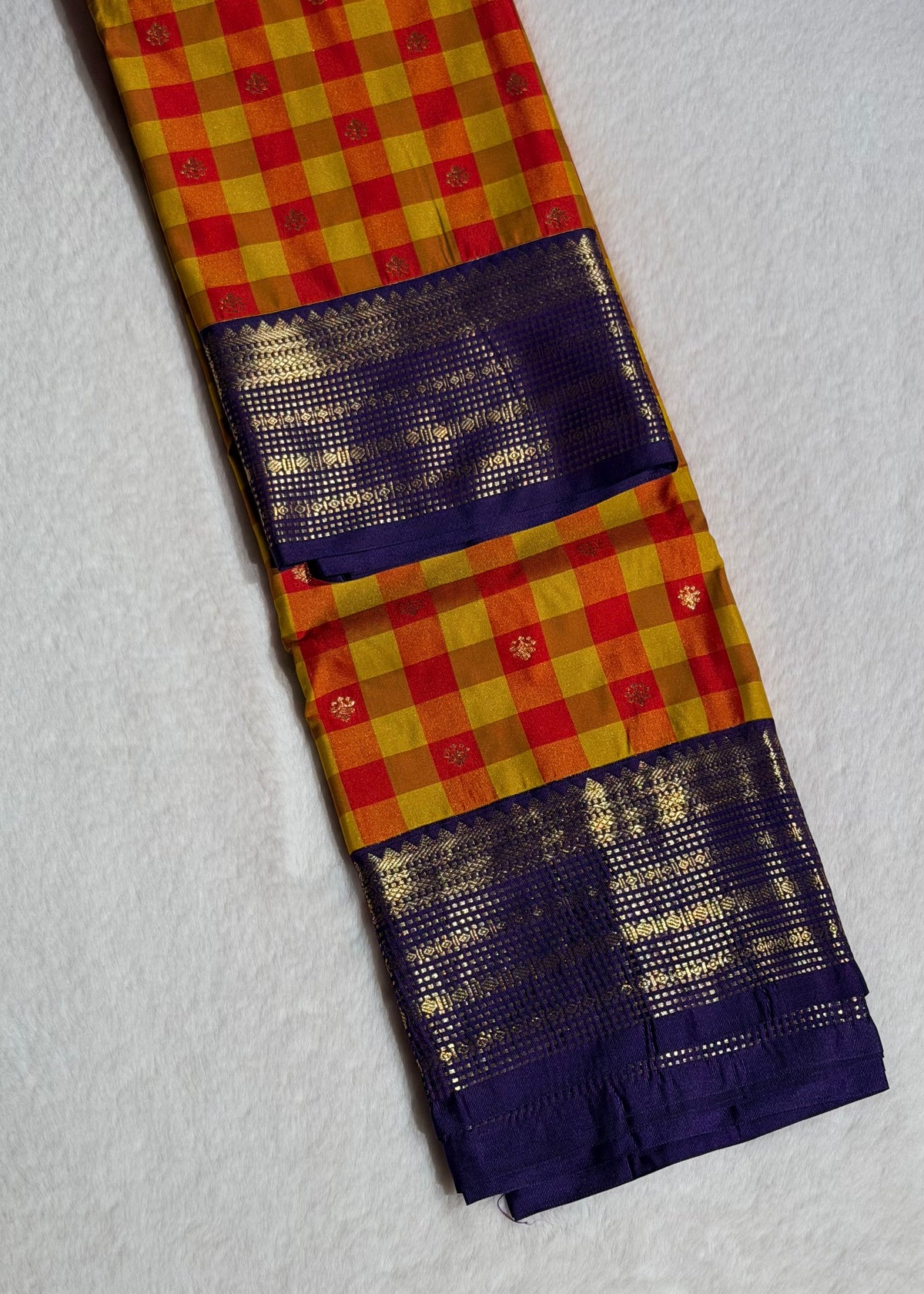 Vintage Semi Kanchipuram Silk saree