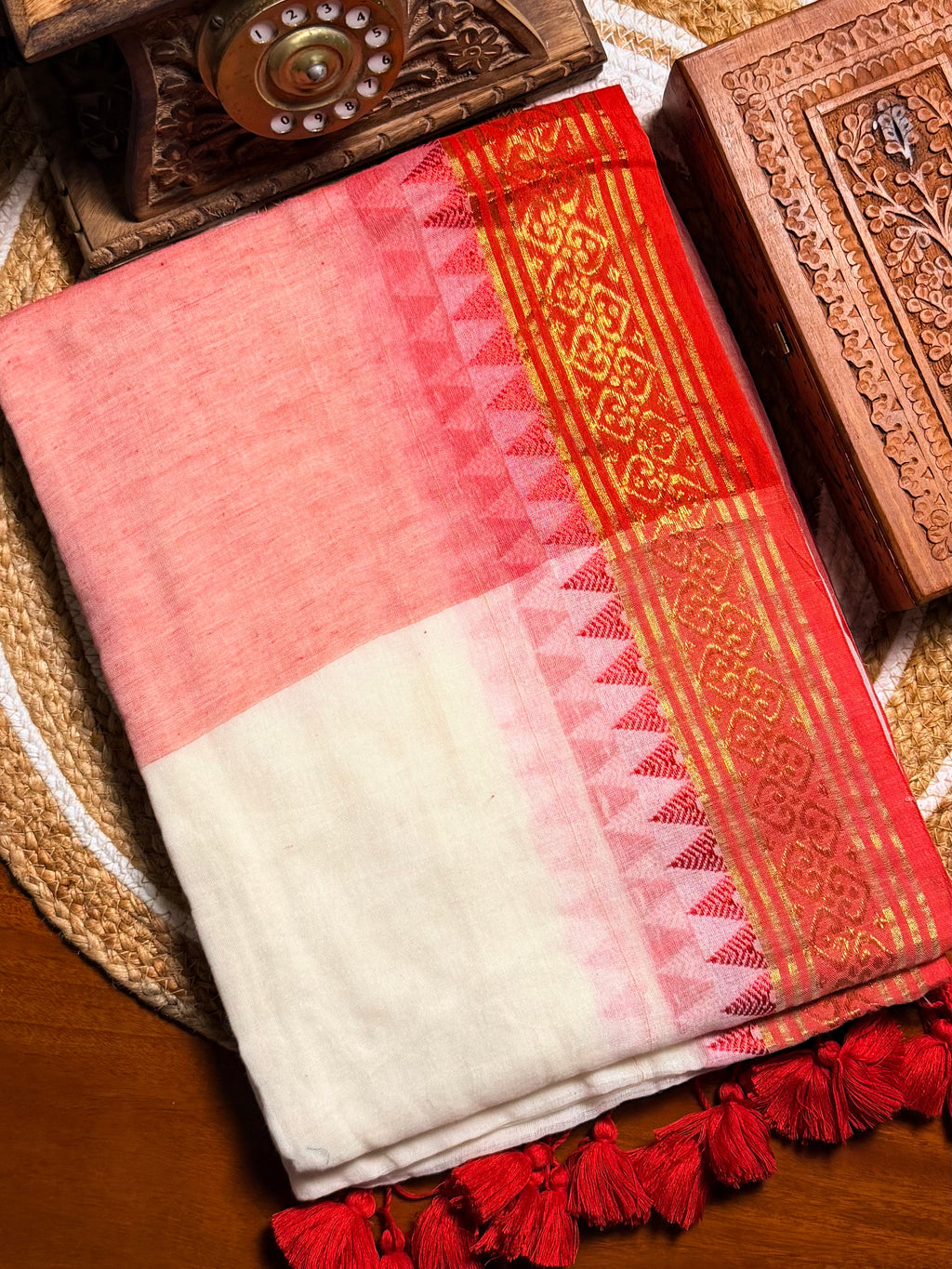 Mul Cotton Saree
