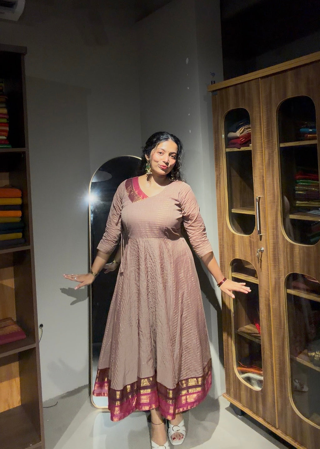 Flared Anarkali Dress