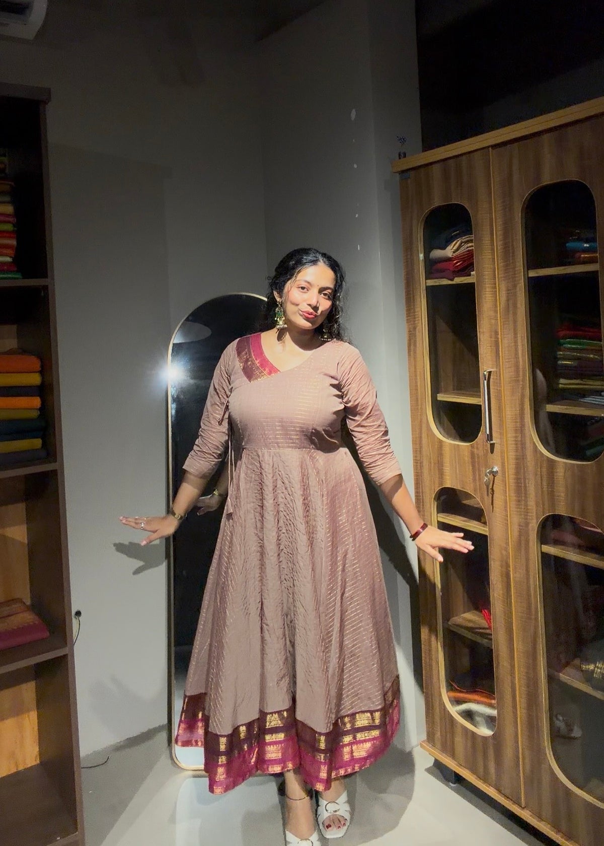 Flared Anarkali Dress
