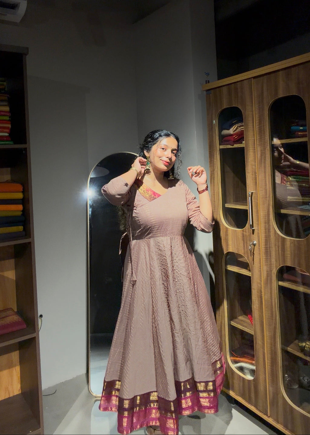 Flared Anarkali Dress
