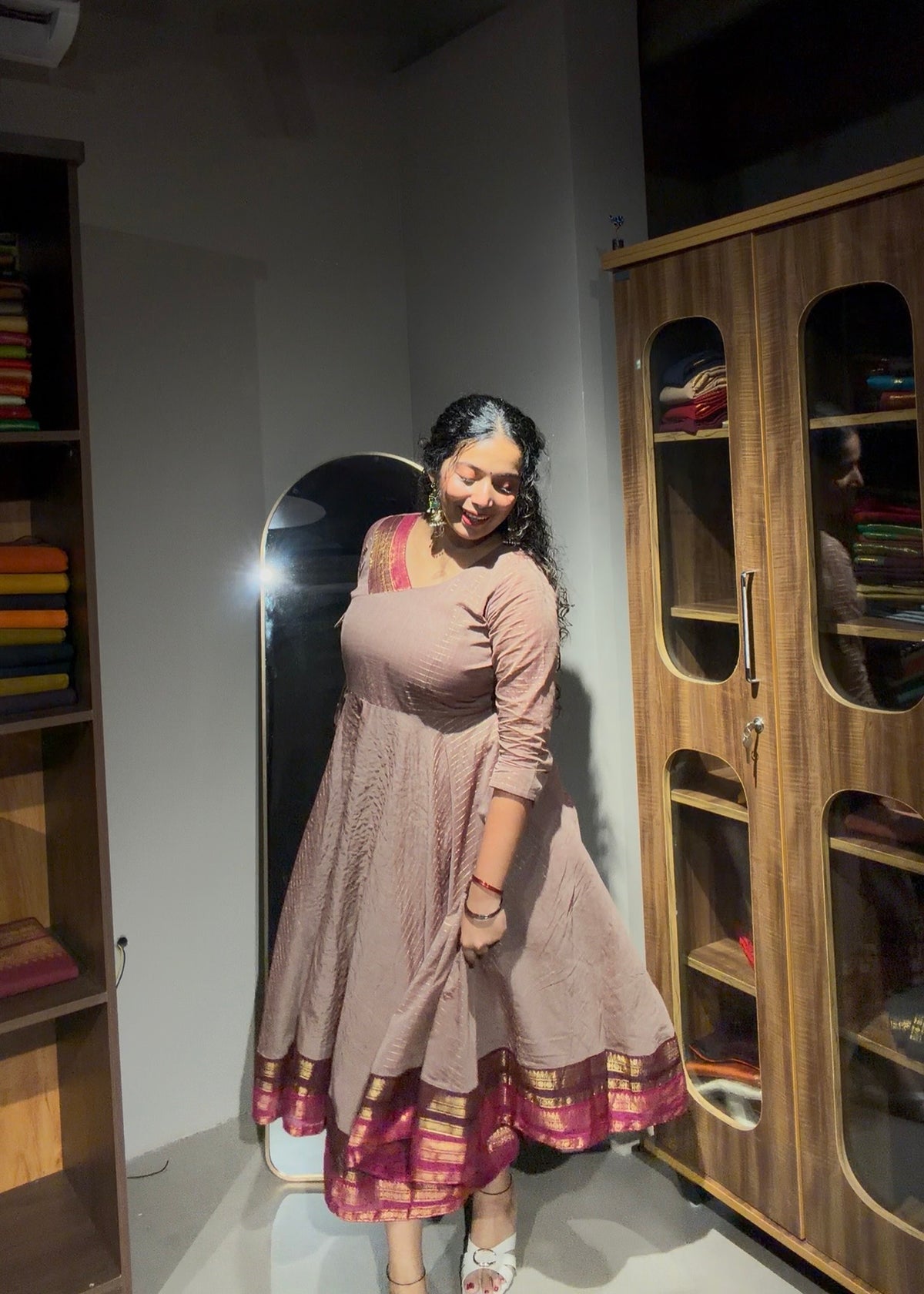 Flared Anarkali Dress