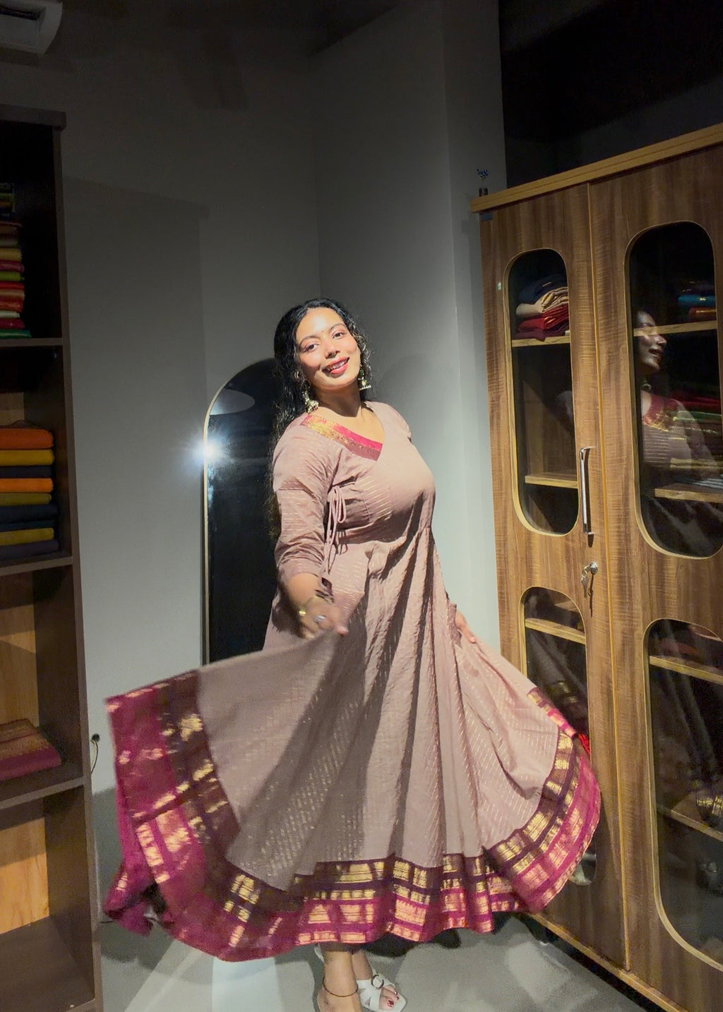 Flared Anarkali Dress
