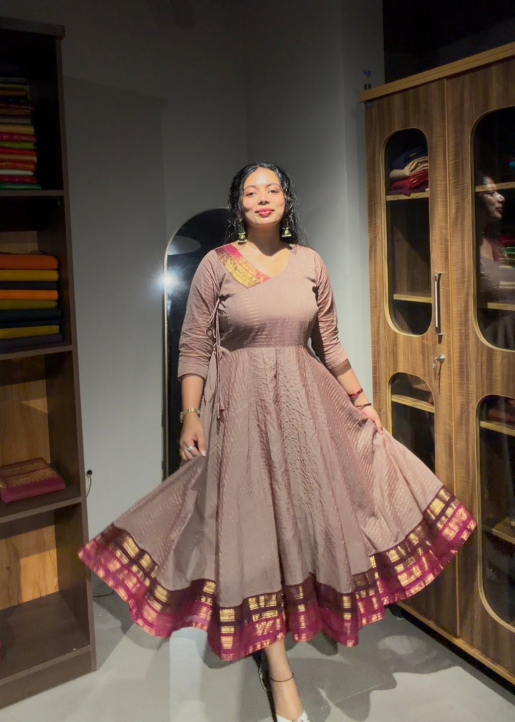 Flared Anarkali Dress