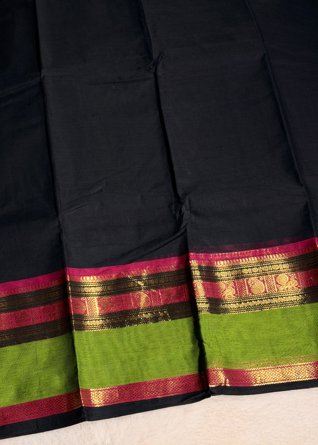 Premium Zari kanchi cotton saree