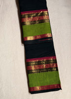 Premium Zari kanchi cotton saree