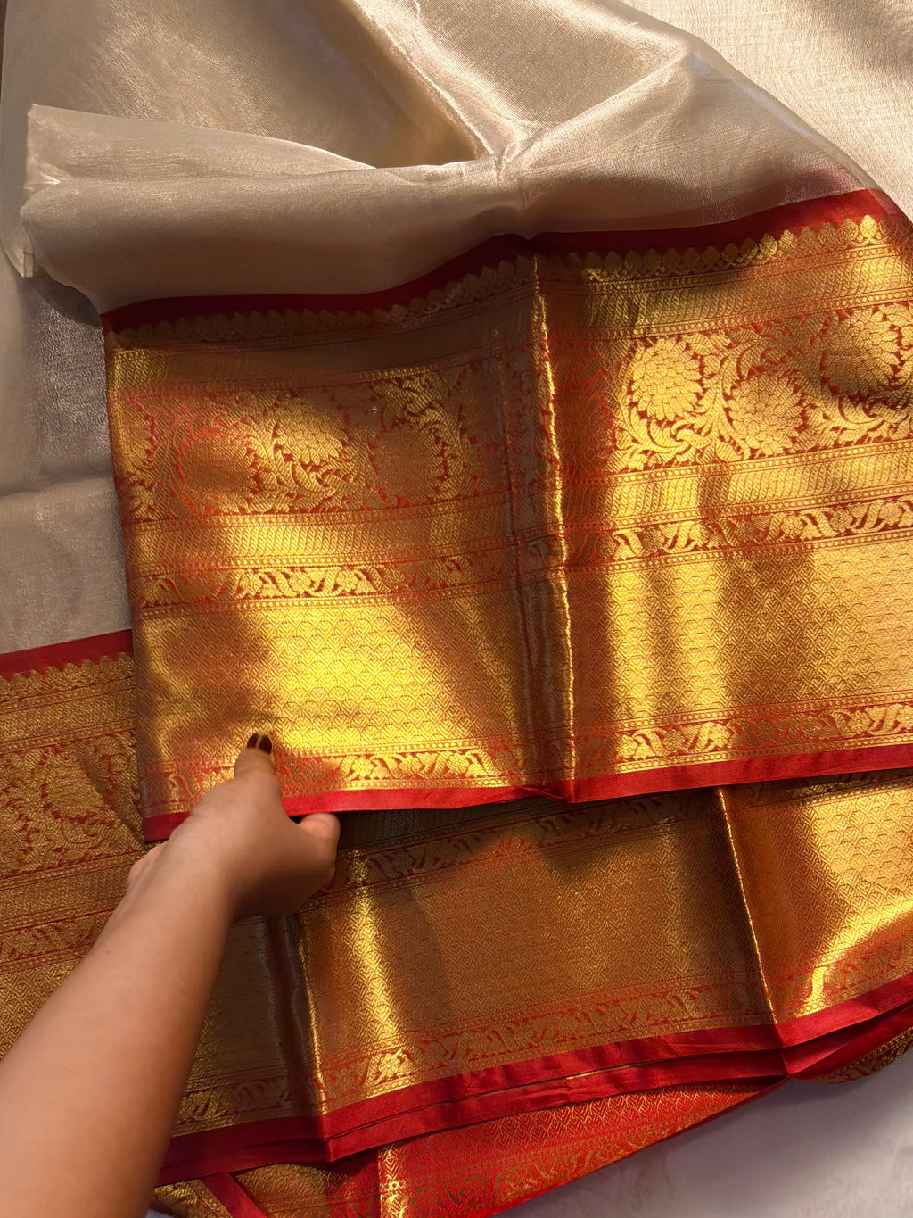 Glass Tissue Saree