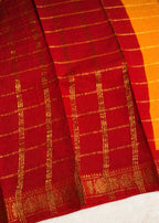 Traditional Madurai Sungudi Cotton Saree With Blouse Piece