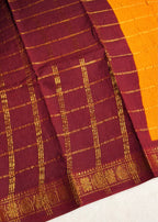 Traditional Madurai Sungudi Cotton Saree With Blouse Piece