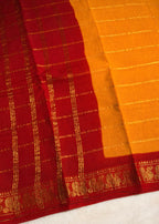 Traditional Madurai Sungudi Cotton Saree With Blouse Piece