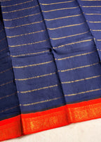 Traditional Madurai Sungudi Cotton Saree With Blouse Piece