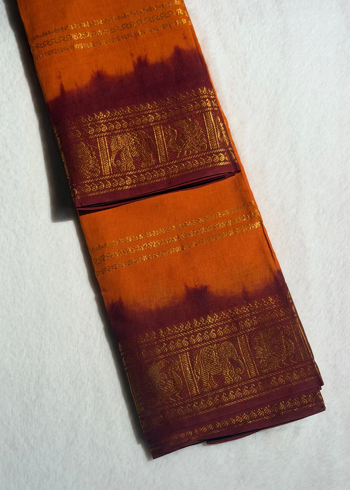 Traditional Madurai Sungudi Cotton Saree With Blouse Piece