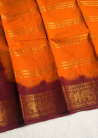 Traditional Madurai Sungudi Cotton Saree With Blouse Piece