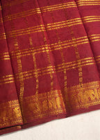 Traditional Madurai Sungudi Cotton Saree With Blouse Piece