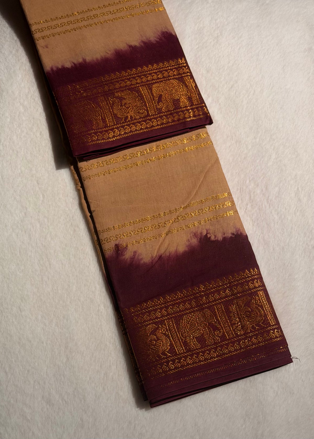 Traditional Madurai Sungudi Cotton Saree With Blouse Piece