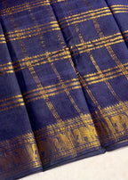 Traditional Madurai Sungudi Cotton Saree With Blouse Piece