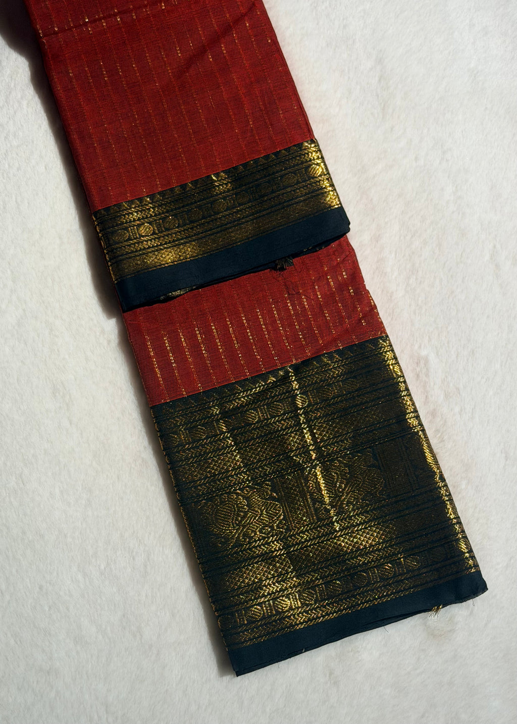 Premium Zari Kanchi Cotton Saree