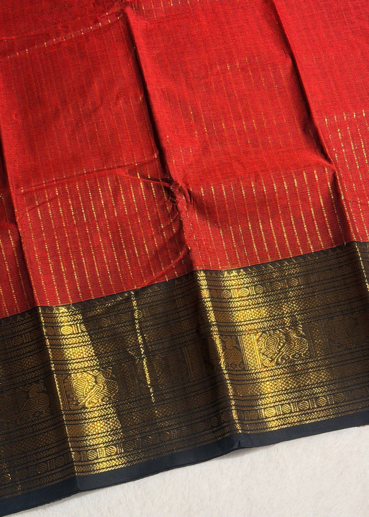 Premium Zari Kanchi Cotton Saree