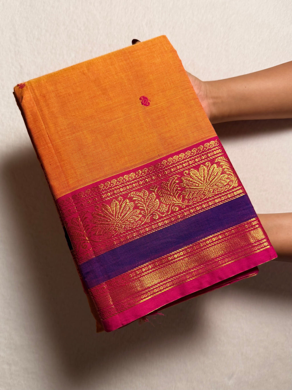 Premium Zari Kanchi Cotton Saree