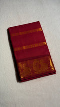 Traditional Madurai Sungudi Cotton Saree With Blouse Piece