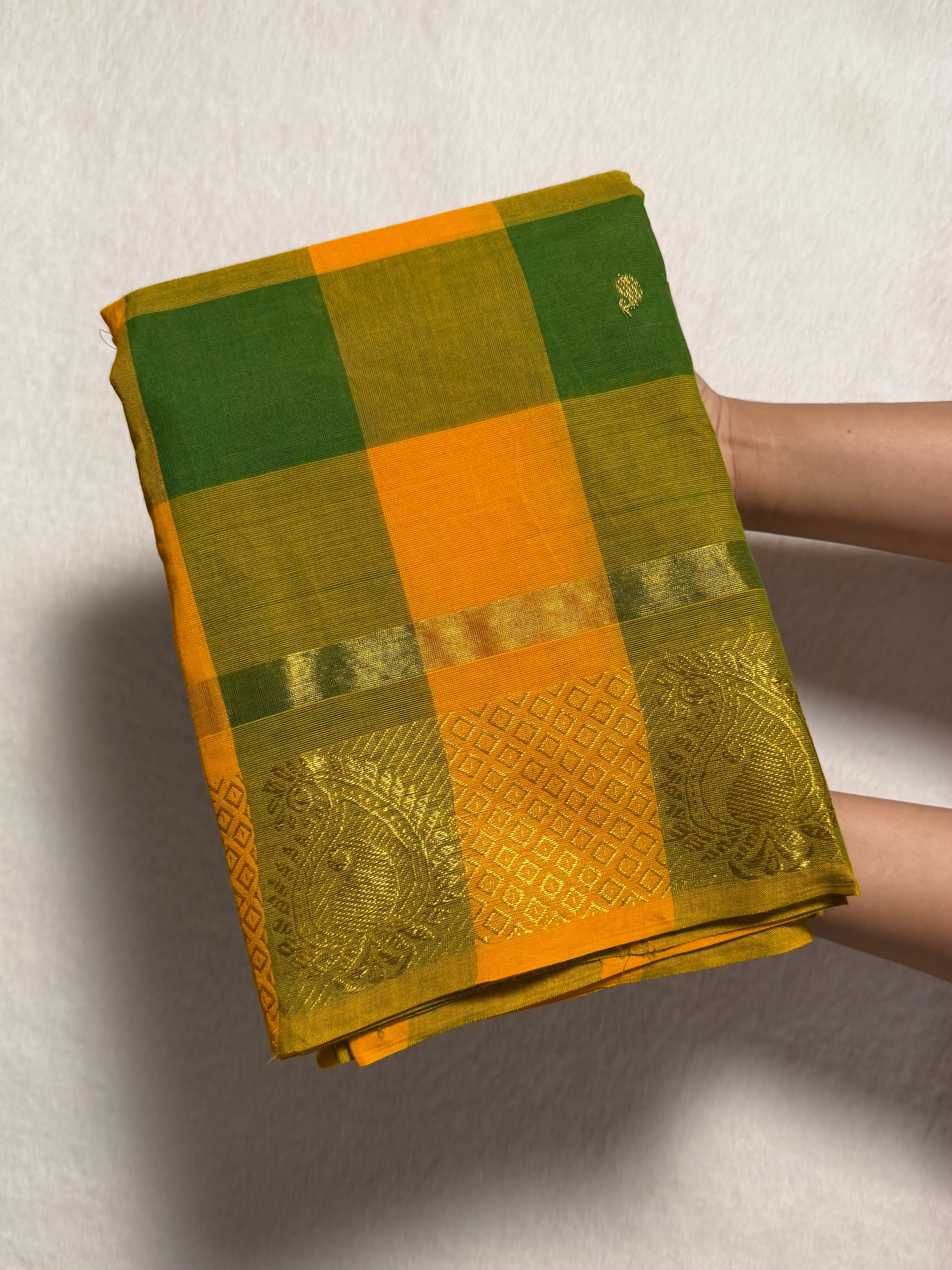 Madras Checks Premium Kanchi Cotton Saree