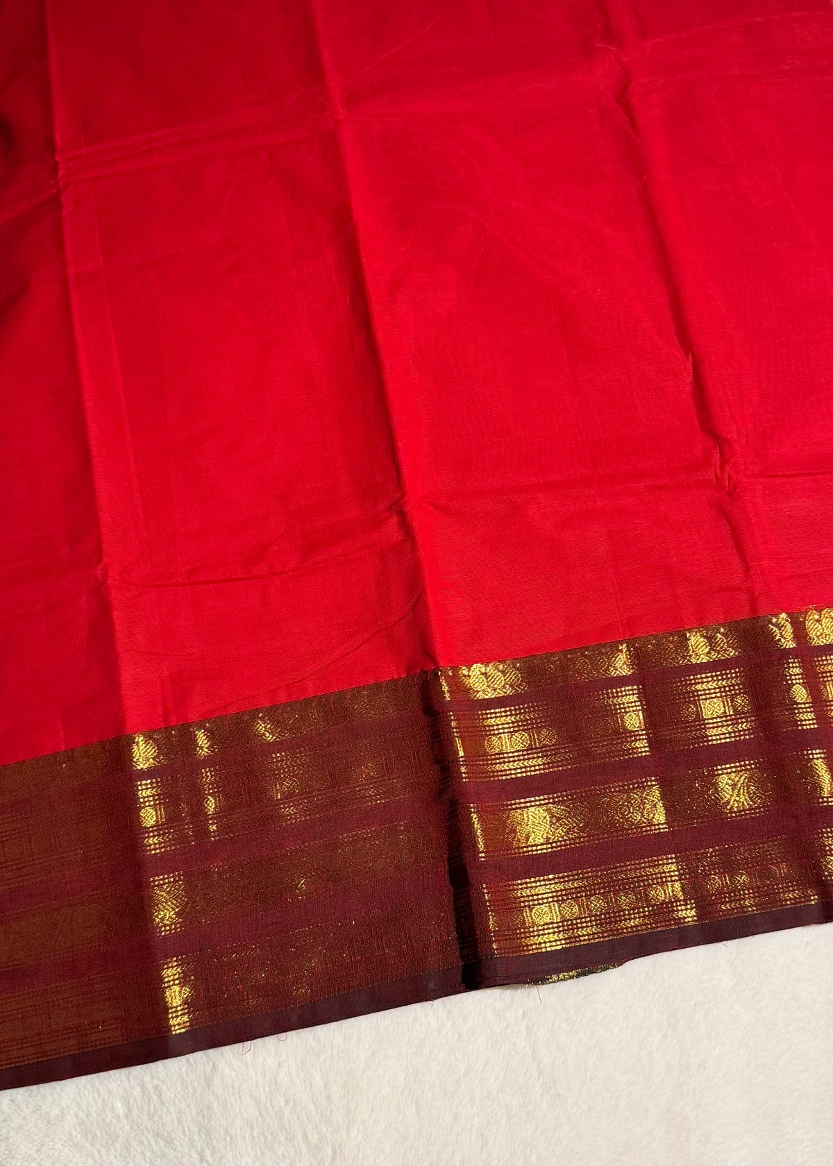 Premium Zari Kanchi Cotton Saree
