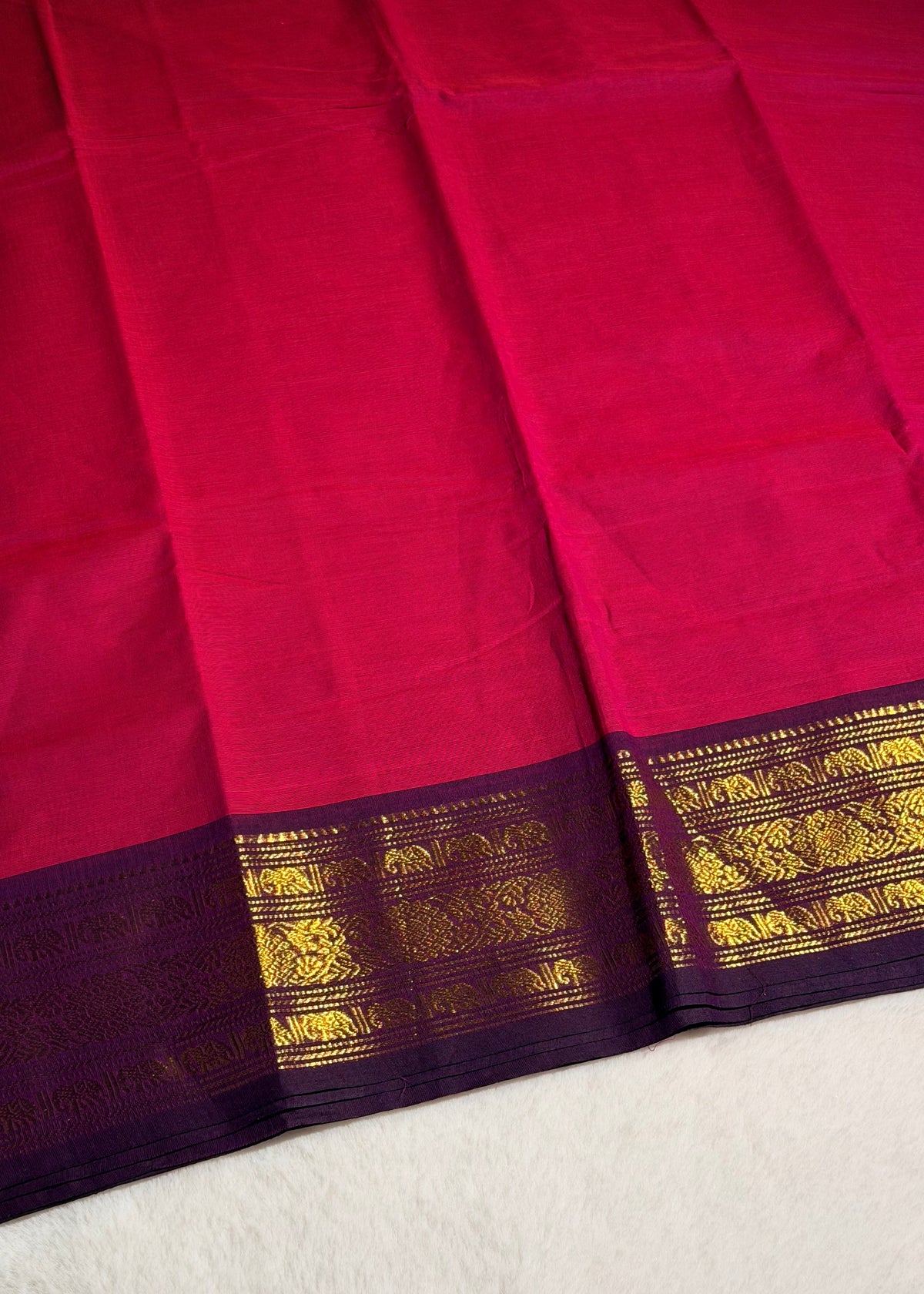 Premium kanchi cotton saree