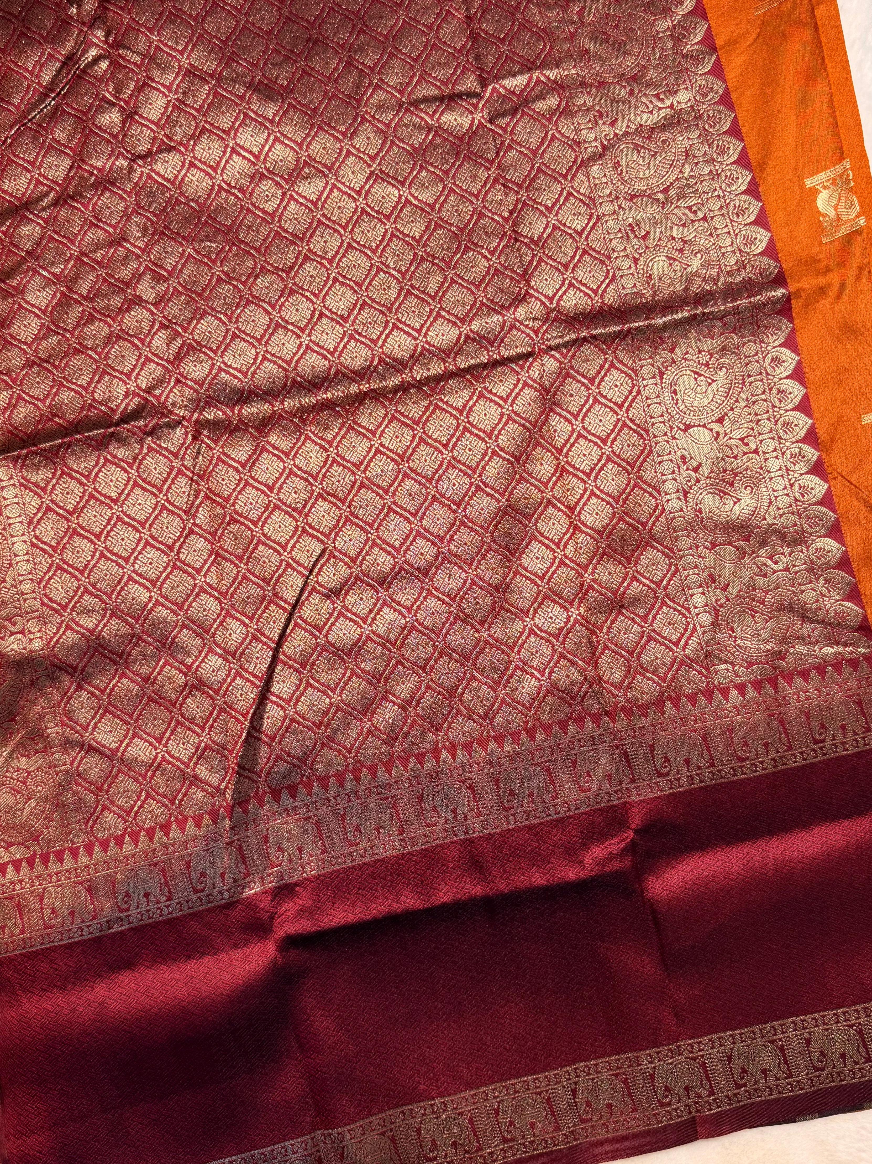 Kanjivaram Premium Semi Silk Saree