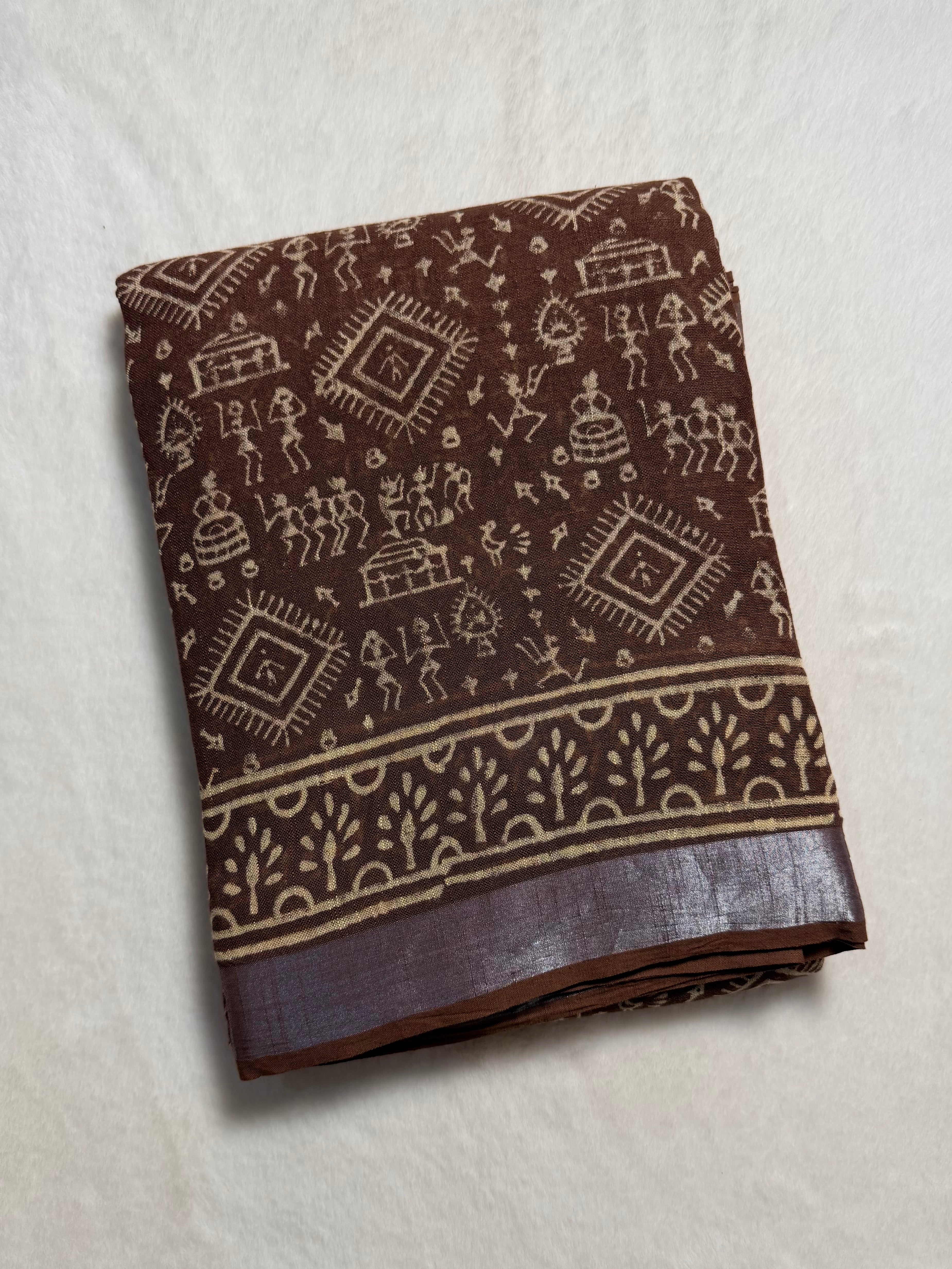Linen Cotton Saree