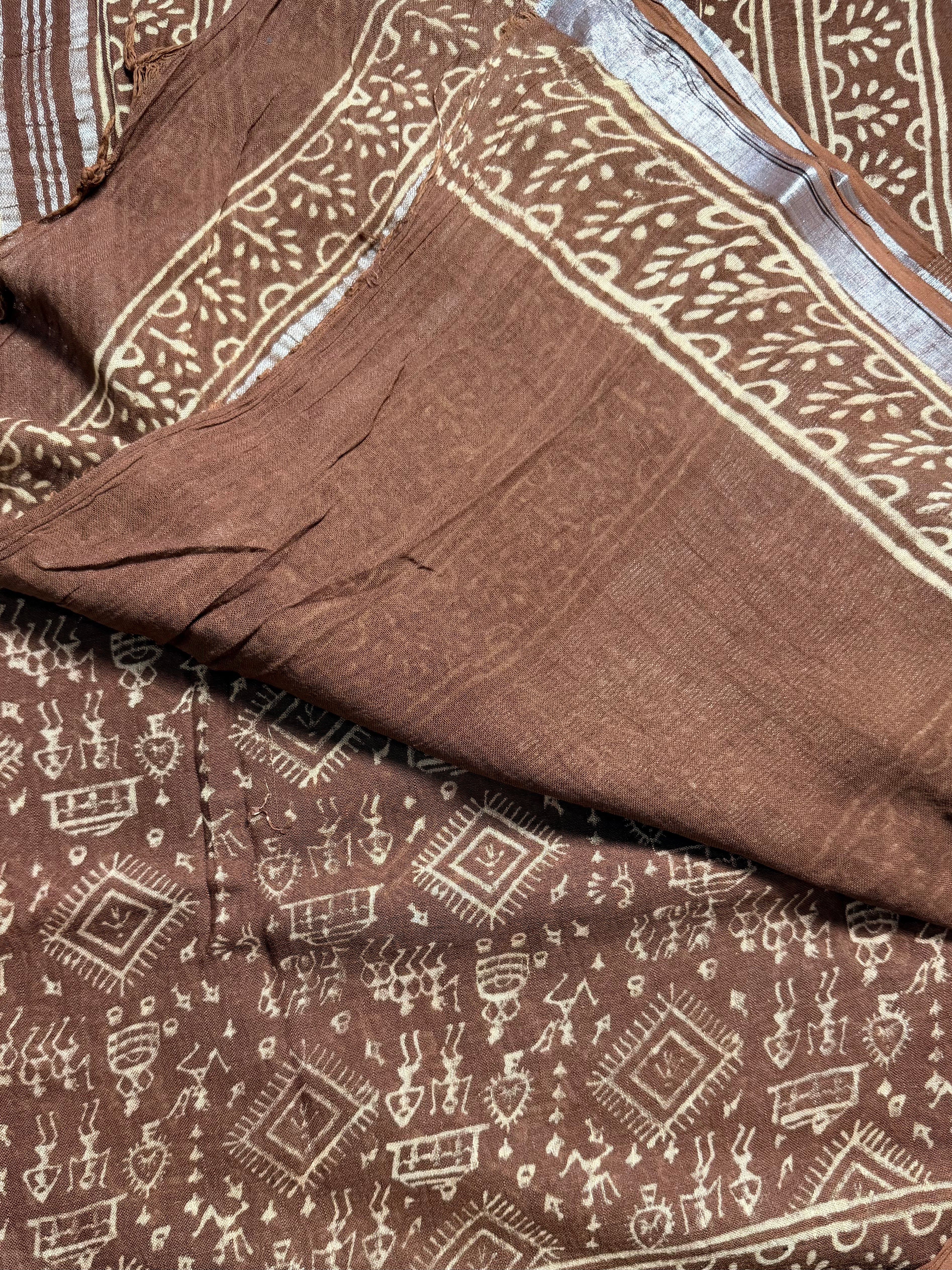 Linen Cotton Saree