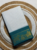 Traditional Madurai Sungudi Cotton Saree with Blouse Piece